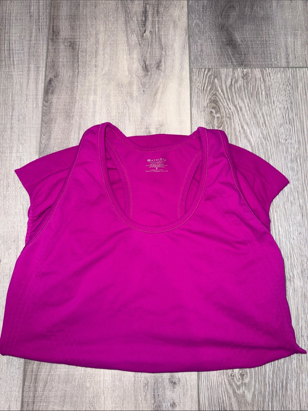 Magenta Athleta Racerback Performance Tank Top - Picture 9 of 9